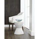 Logan 18 X 15 inch White Outdoor End Table